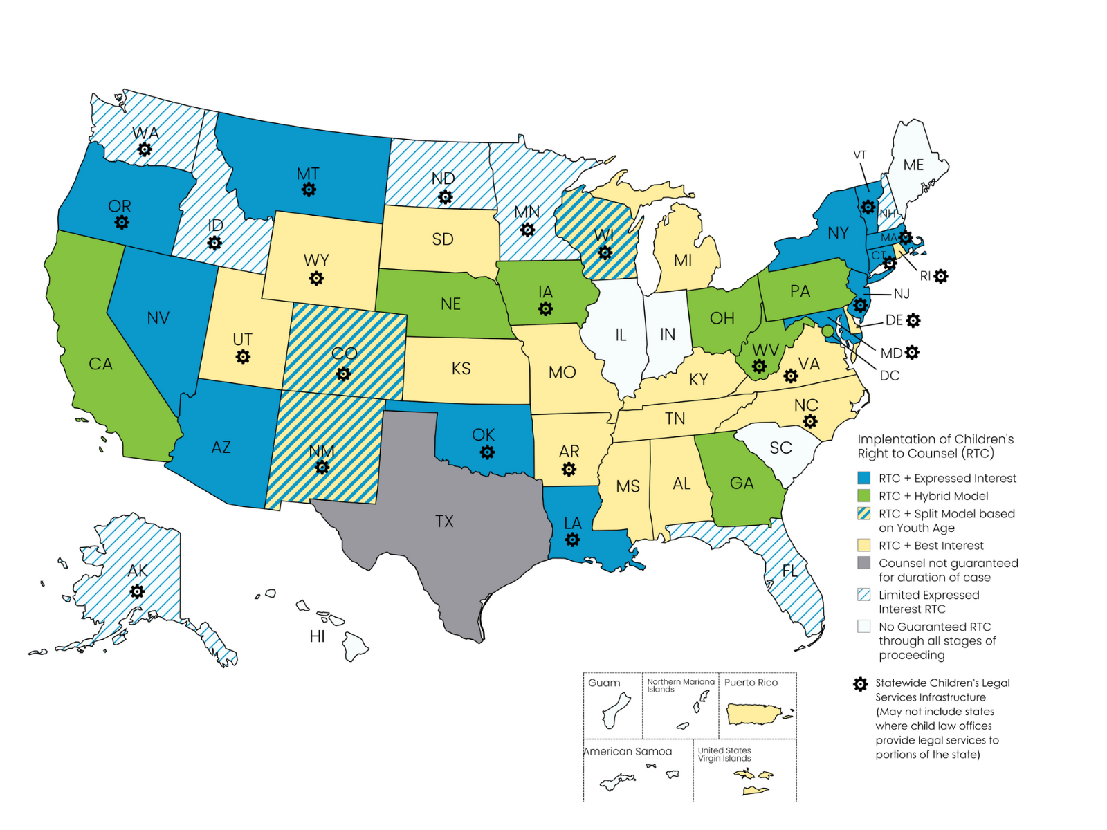 Counsel for Kids Map