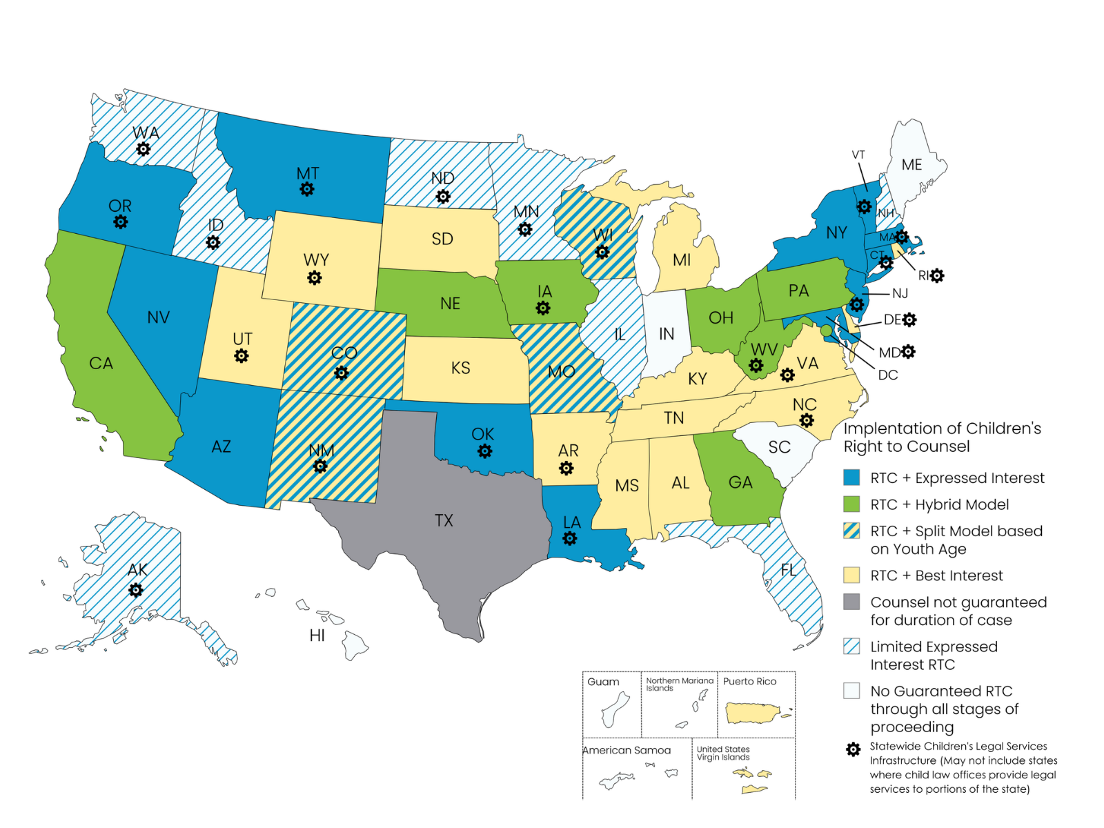 Counsel for Kids Map